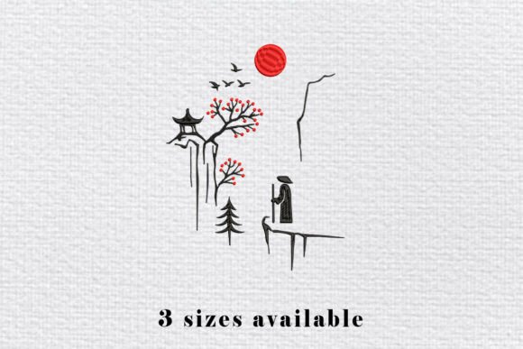 Asian Landscape Embroidery Design Review