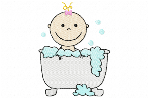 Baby Girl Bathroom Embroidery Design Review