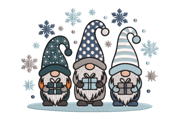 Christmas Gnome Trio