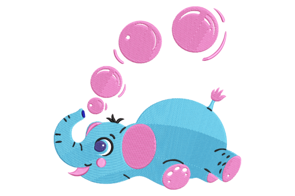 Elephant with Bubbles