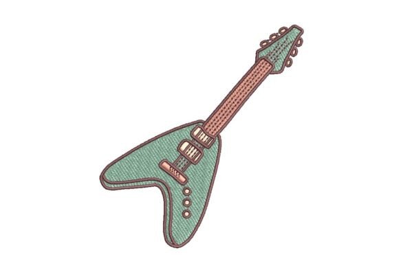 Funky Guitar: A Boutique Sweatshirt Embroidery Review