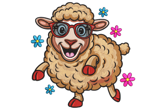 Happy Lamb: A Seasonal Embroidery Gem