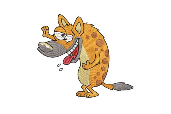Hyena: A Wildly Seasonal Embroidery Design